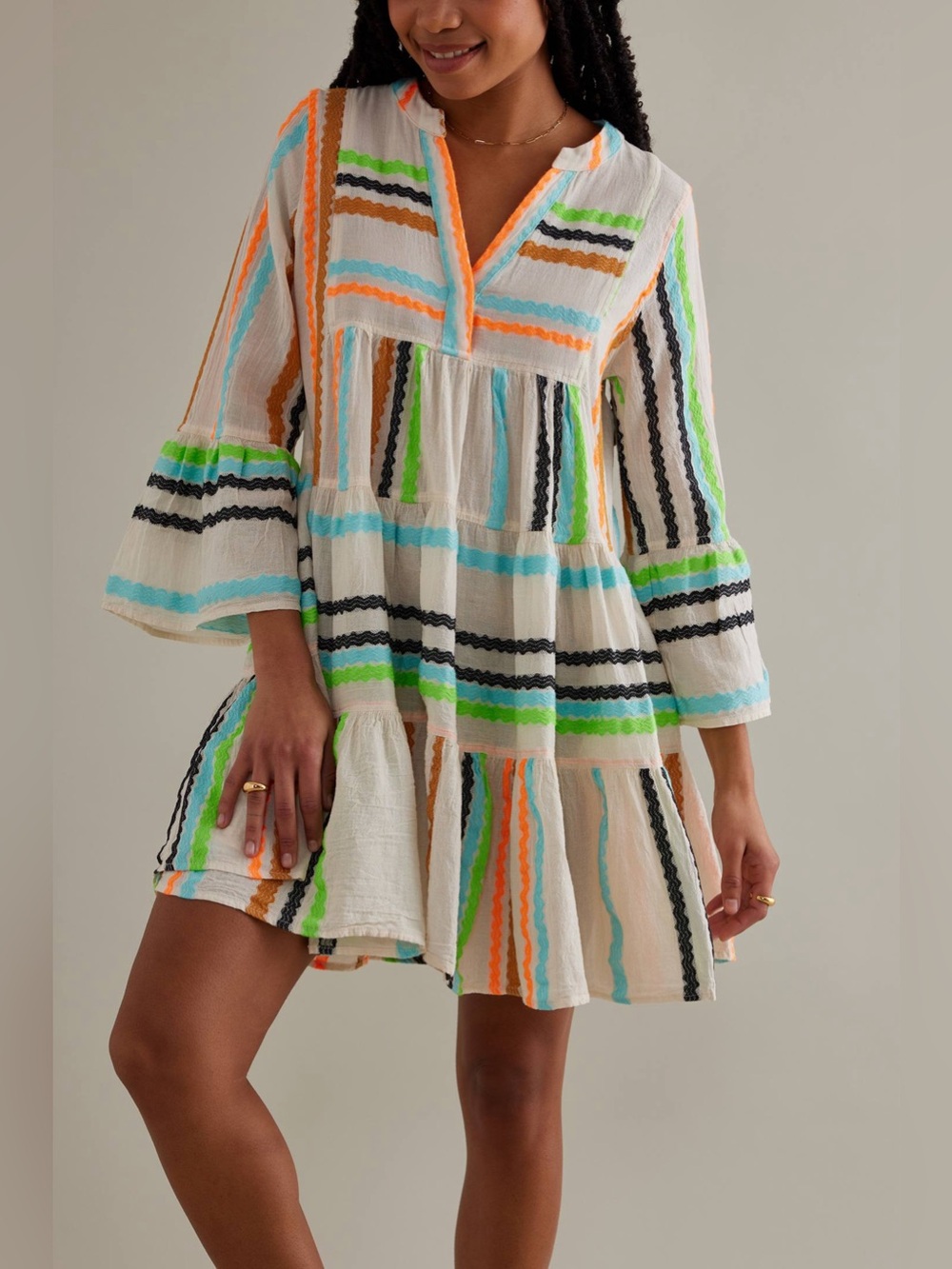 New! Devotion Twins Anthropologie Ella Tunic Mini Dress Womens Size XS
